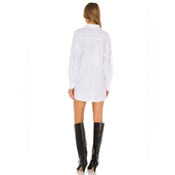 Marissa Webb Emmerson Shirt Dress in White NWT Size Small - Picture 3 of 8